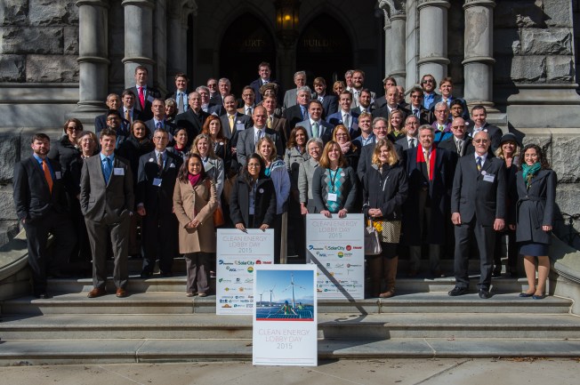 The fourth annual Clean Energy Lobby Day on February 3d brought representatives from businesses across the state to Richmond. Photo courtesy of MDV-SEIA.