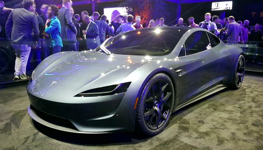 Prototype of the 2020 Tesla Roadster electric vehicle