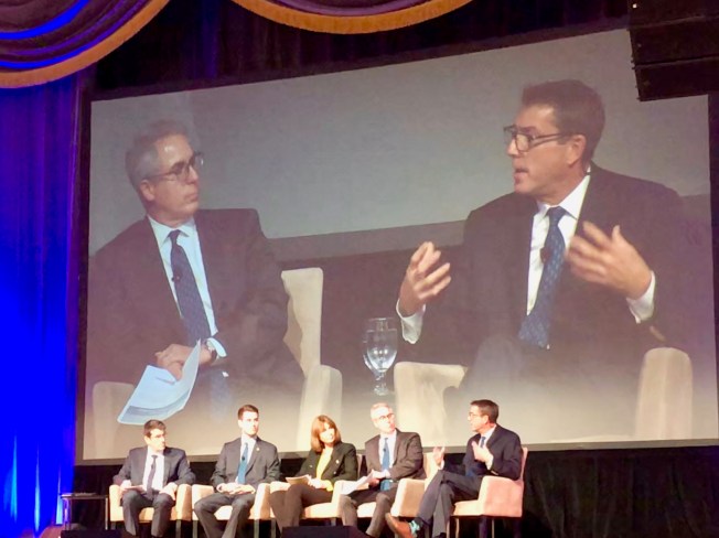 John Warren speaking at AWEA