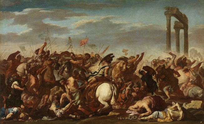 battle scene